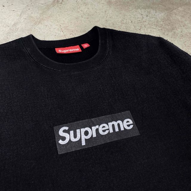 Supreme 25ss Washed Box Logo Crewneck Sweatshirt Mサイズ
