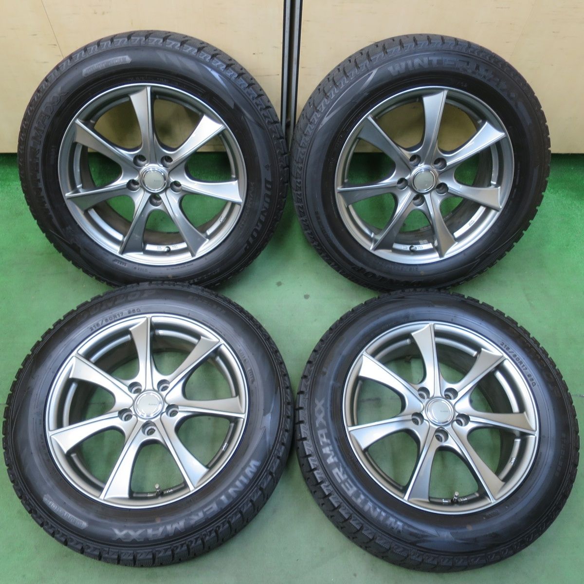 ② 215/45R17 ダンロップWM02 バリ溝 2本 送料込み 楽天市場】215