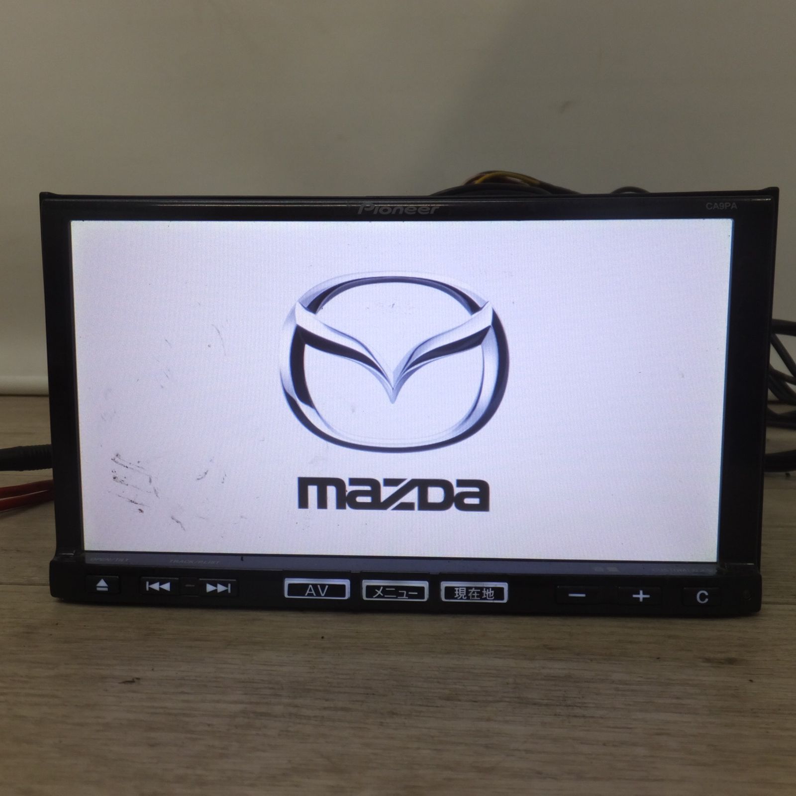 マツダ純正ナビ　CA9PB　パイオニア製メモリーナビ　2014 マツダ 純正ナビ 型式 CA9PB Pioneer carrozzeria DVD再生 Bluetooth