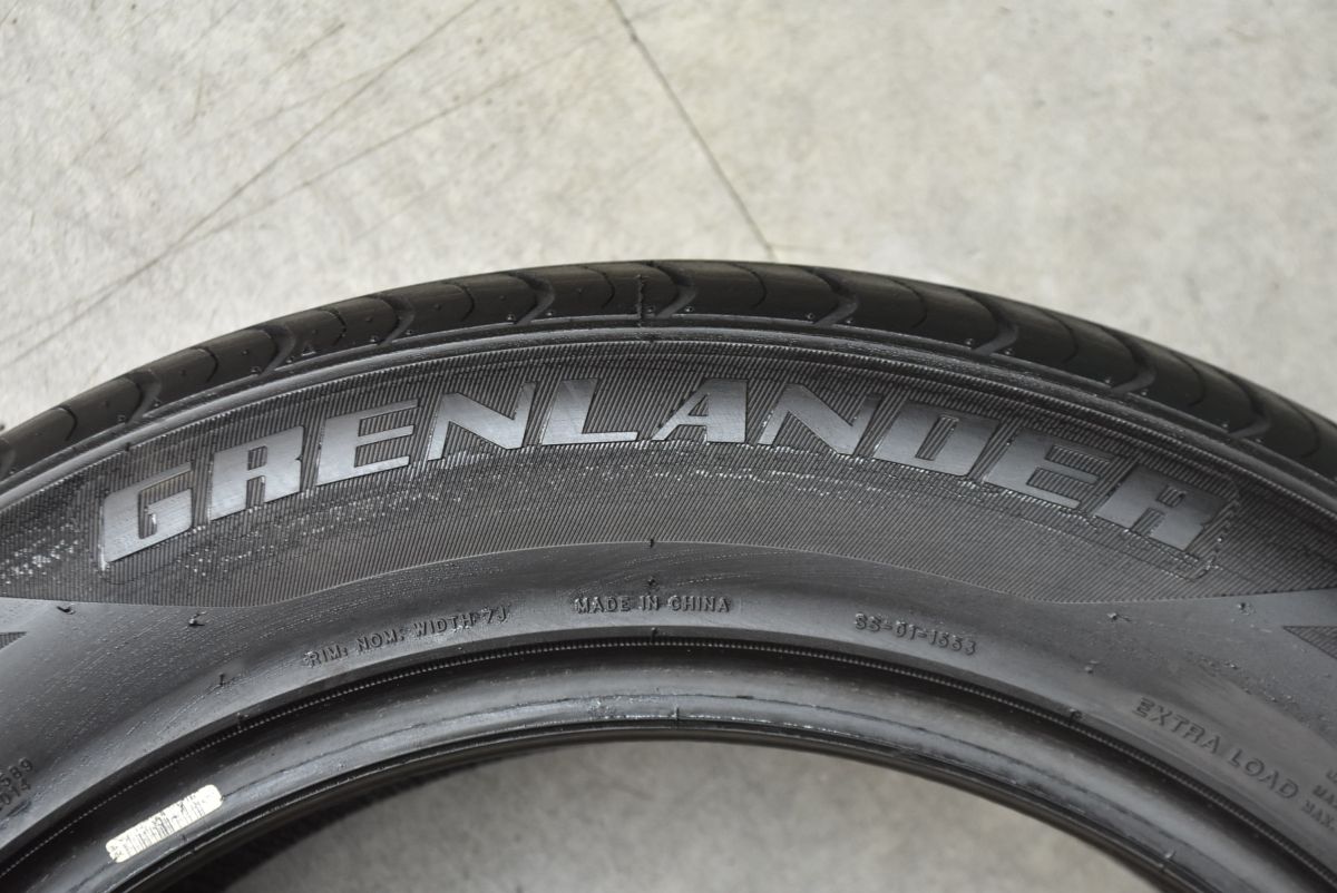 バリ溝】GRENLANDER L-ZEAL 56 225/55R18 4本 デリカD5 エクリプス