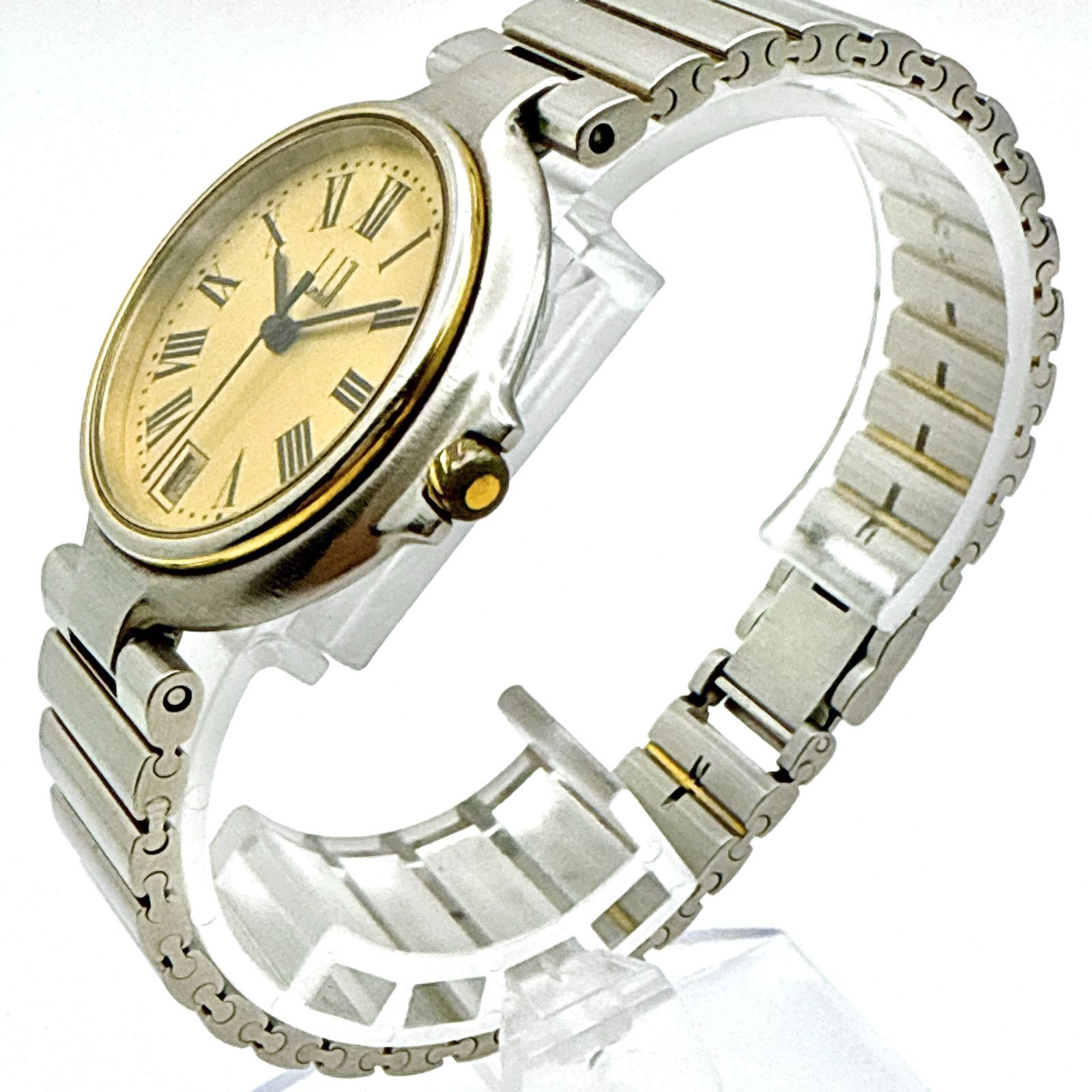 A118 dunhill ダンヒル ミレニアム ゴールドダイアル コンビブレス