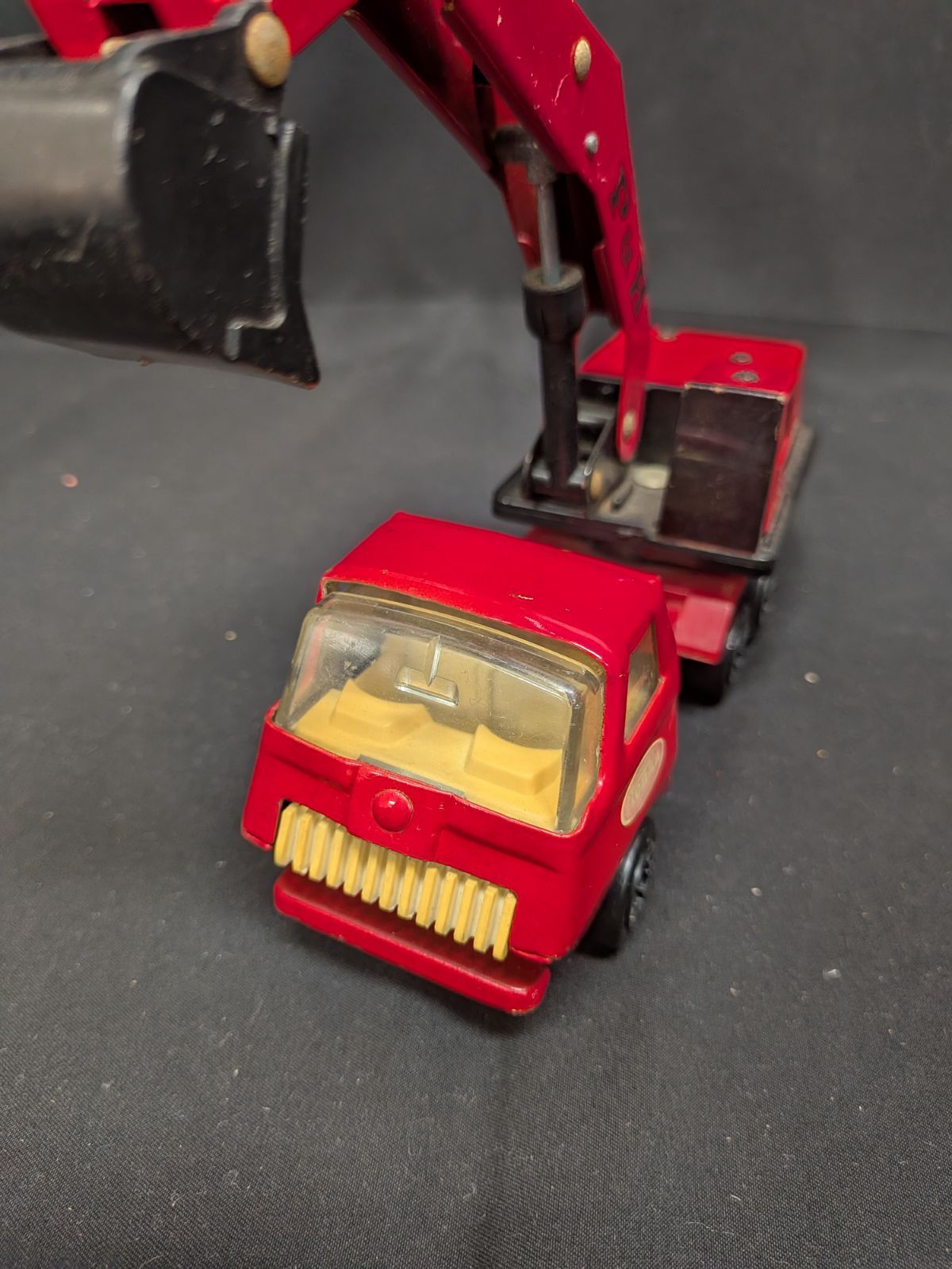 昭和当時物 昭和ブリキ トンカ Tonka ミニカー P&H ショベルカー 昭和