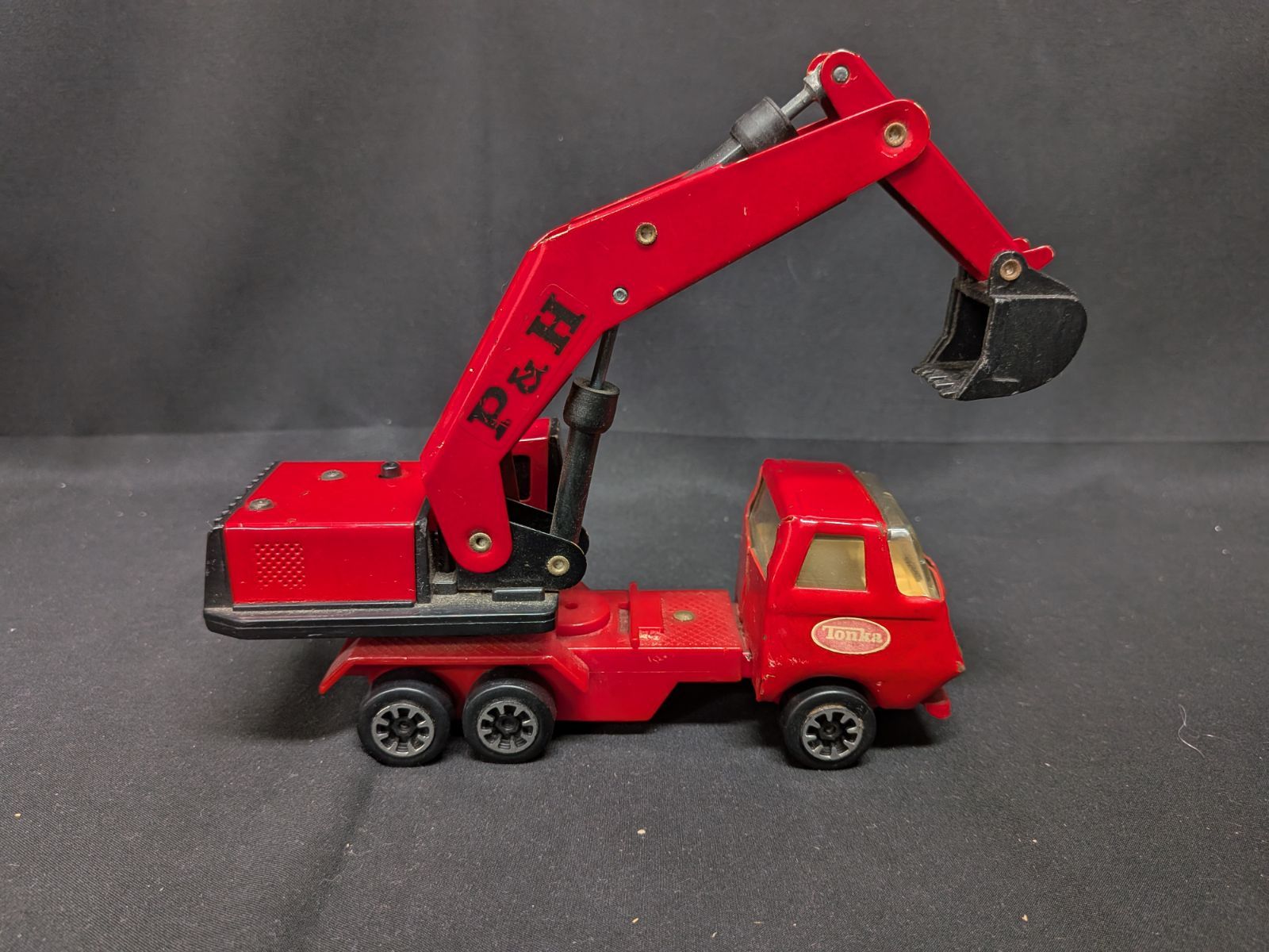 トンカ TONKA ダンプカー ショベルカー ブリキ ヴィンテージ 昭和レトロ 昭和当時物 昭和ブリキ トンカ Tonka ミニカー P&H ショベルカー 昭和