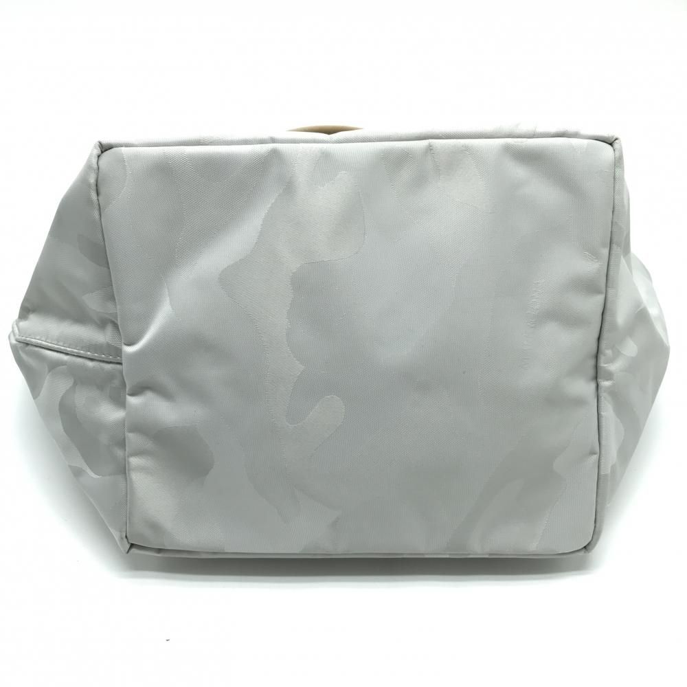 マークアンドロナ カートバッグ ライトグレー×黒 カモフラ地模様 迷彩