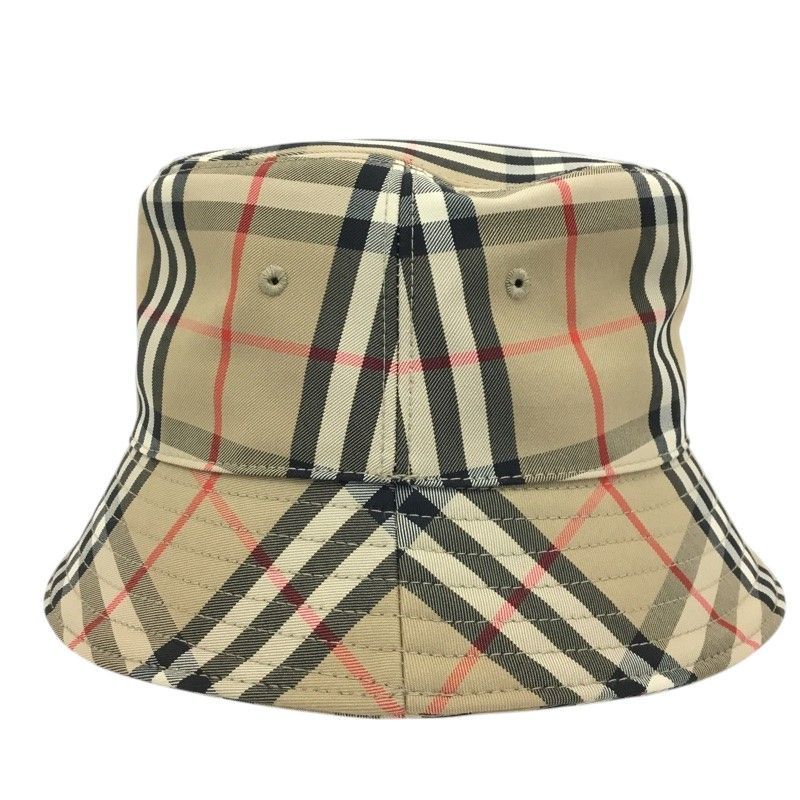 ⭐️美品⭐️ BURBERRY レザー バケットハット ノバチェック　L ブラック BURBERRY バーバリー バケットハット ノバチェック ブラウン｜Yahoo