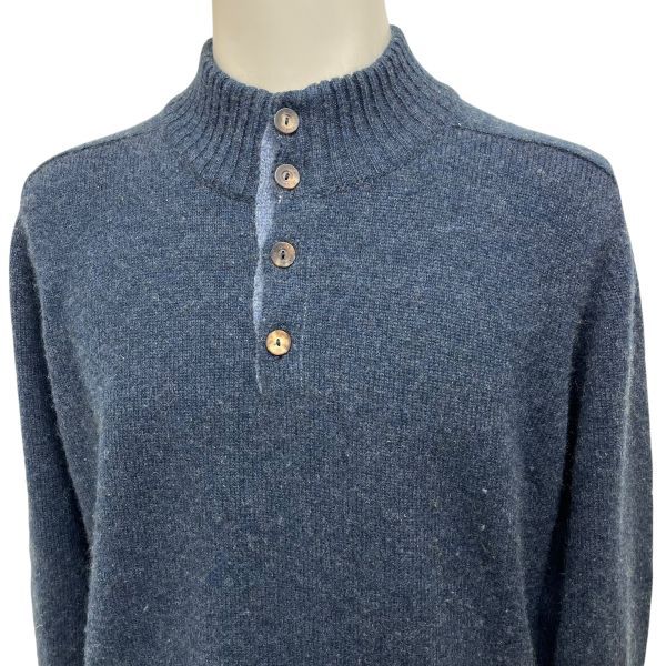 □ ロロピアーナ Loro Piana セーター ヘンリーネックニット モック