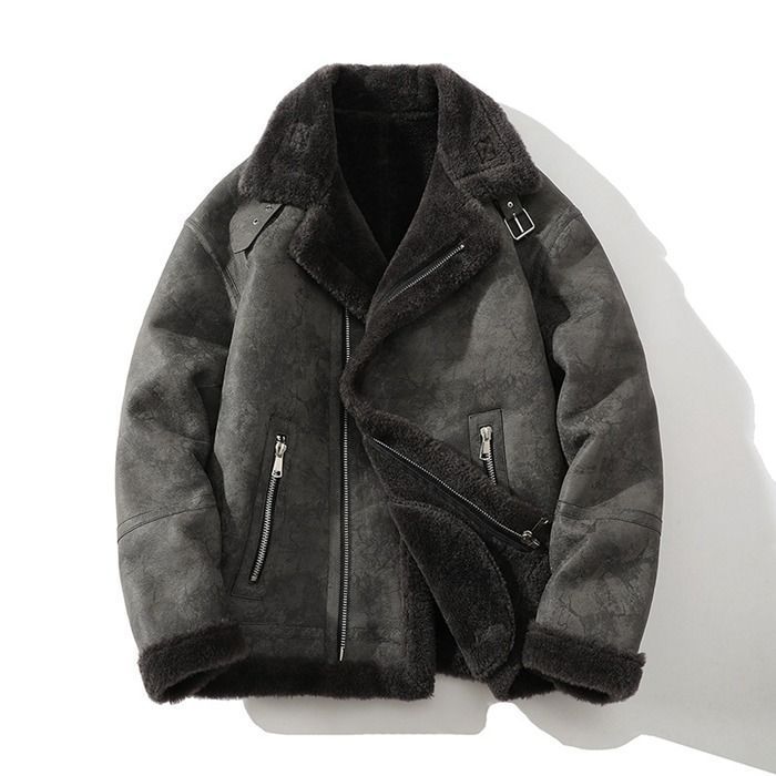 ライダース ジャケット メンズ 毛皮コート ムートンコート ムートン