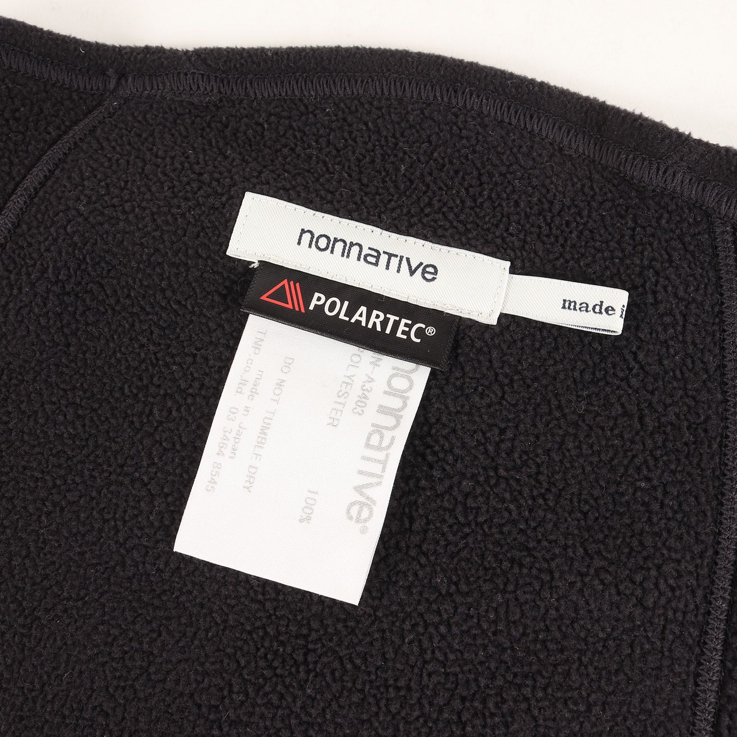 小物 nonnative NECK WARMER FLEECE POLARTEC NONNATIVE ノンネイティブ ネックウォーマー ブラック 黒 | ポーラ