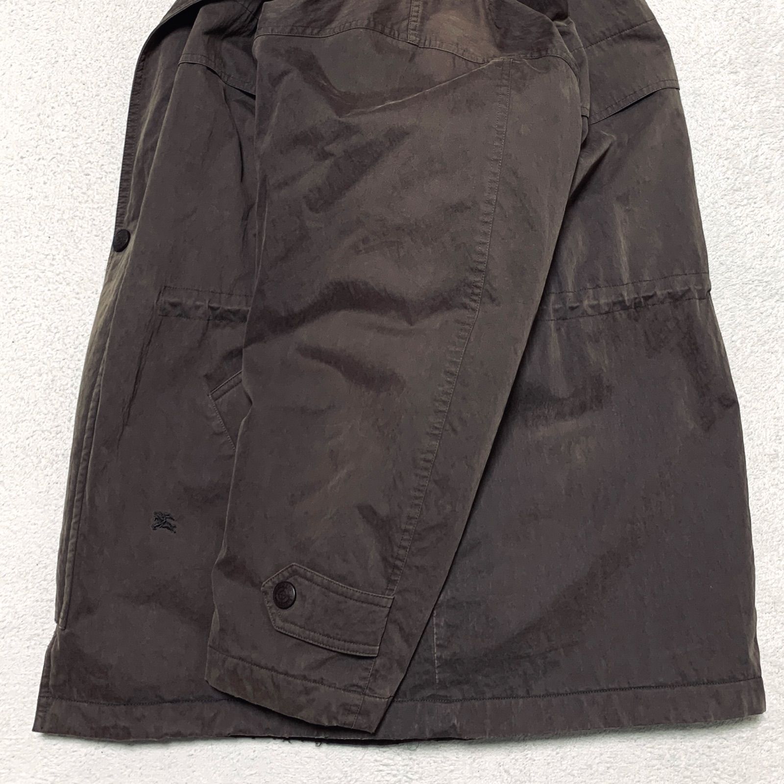 三陽商会 バーバリーロンドン レザーコート 中綿 ノバチェック