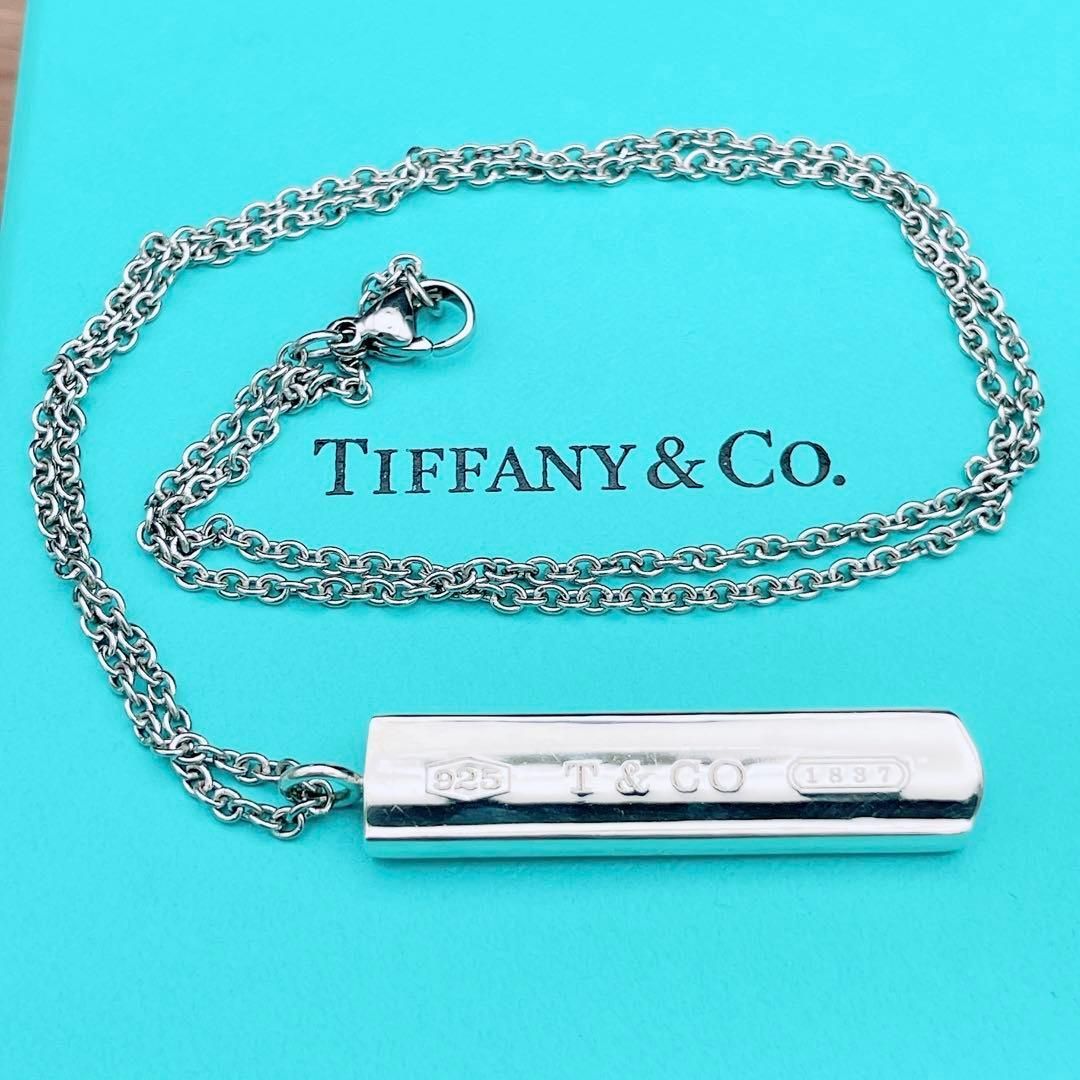 ◇ティファニー◇新品仕上済 1837 バー プレート ネックレス 925 13g ◇ティファニー◇新品仕上済 Tiffany&Co. 1837 バー ネックレス