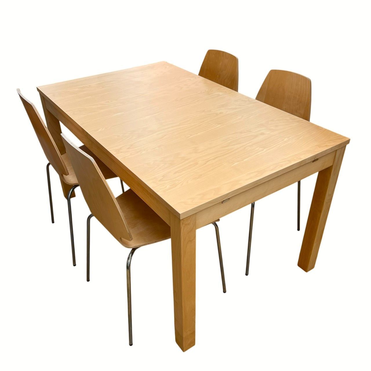 IKEA イケア VANGSTA ヴァングスタ 伸長式 ダイニングテーブル チェア4