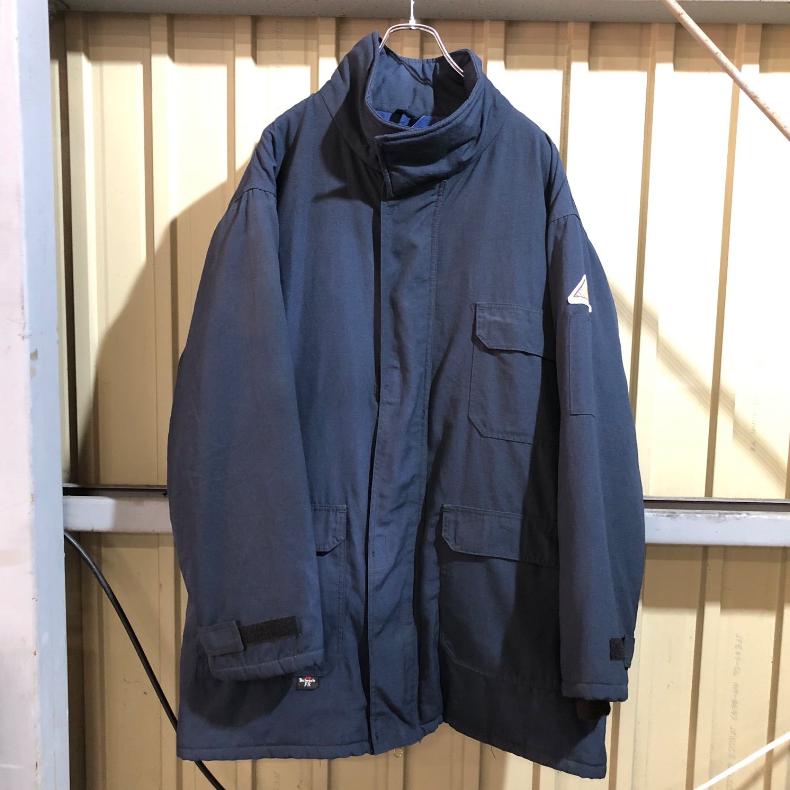 1456 Bulwark ダウンジャケット ネイビー XL ブルワーク フルジップ