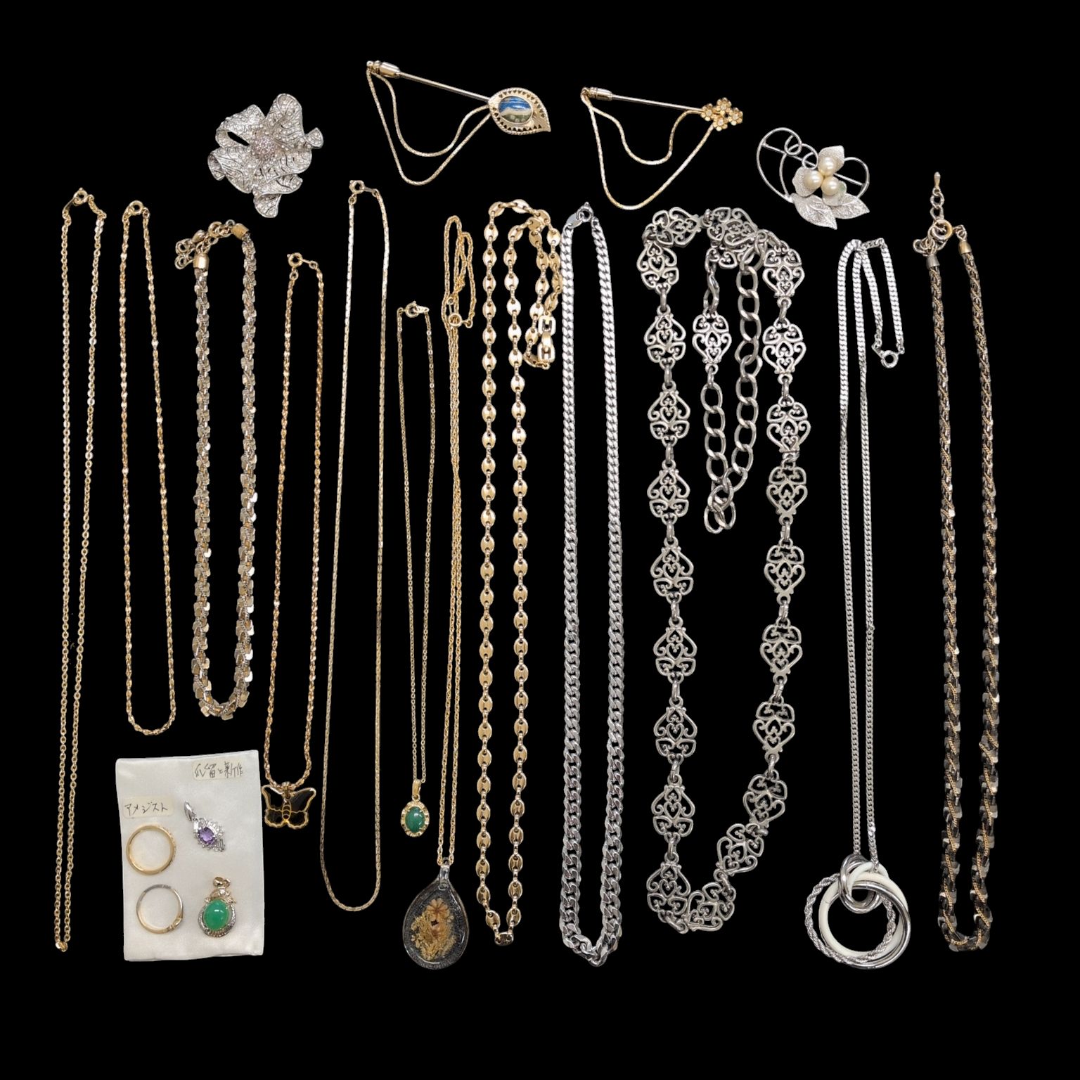 U*ん様 アクセサリー ジュエリー まとめ売り セット 遺品整理 ネックレス 指 U*ん様 アクセサリー ジュエリー まとめ売り セット 遺品整理