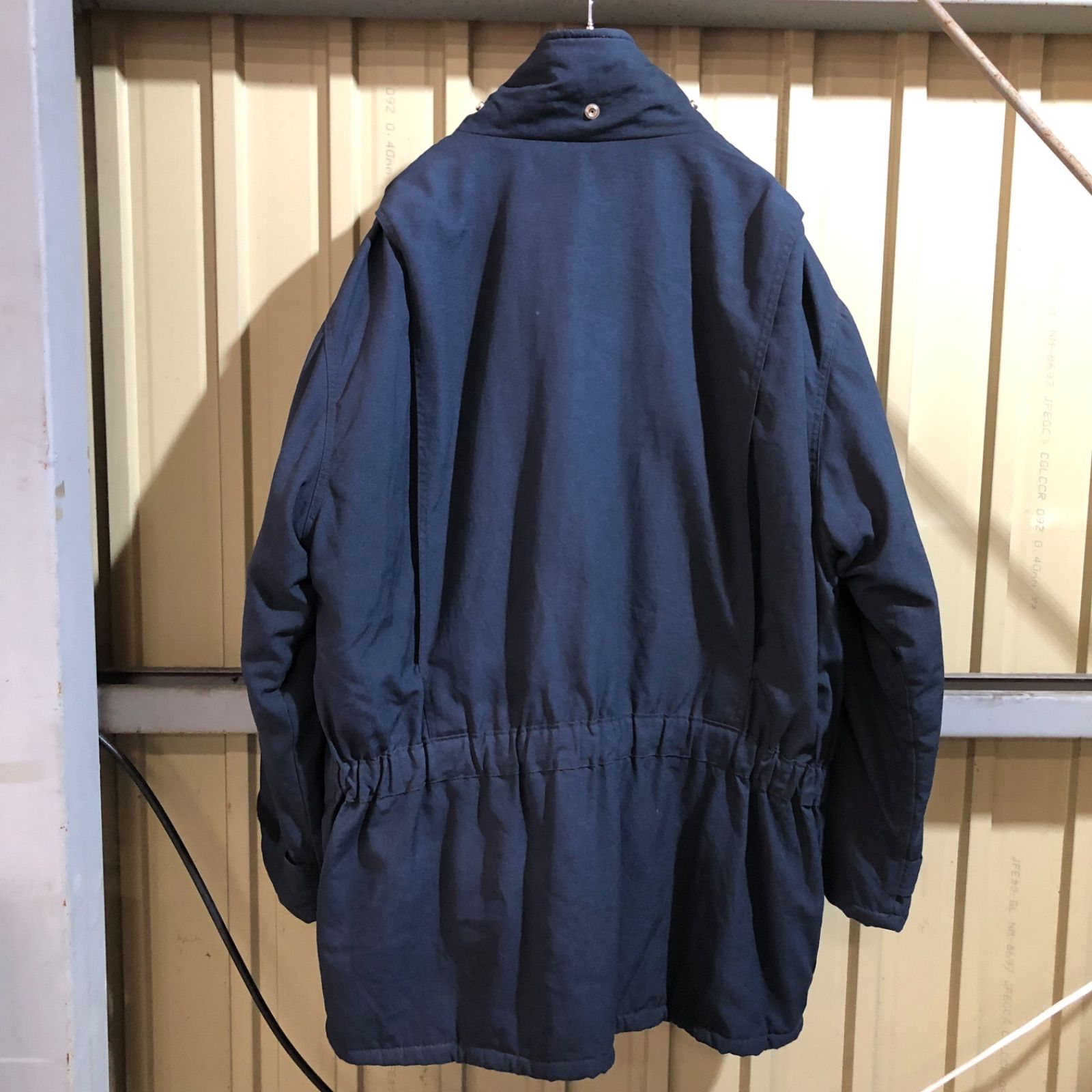 1456 Bulwark ダウンジャケット ネイビー XL ブルワーク フルジップ 