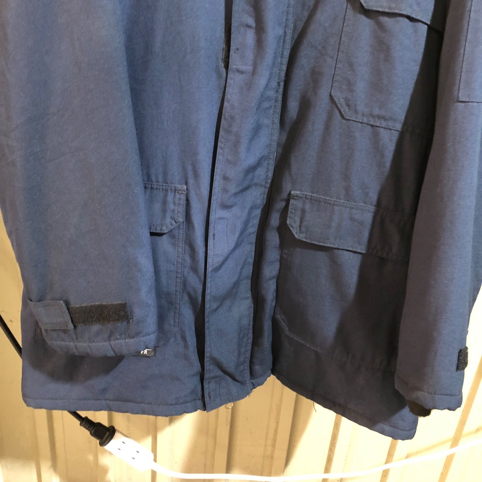 1456 Bulwark ダウンジャケット ネイビー XL ブルワーク フルジップ