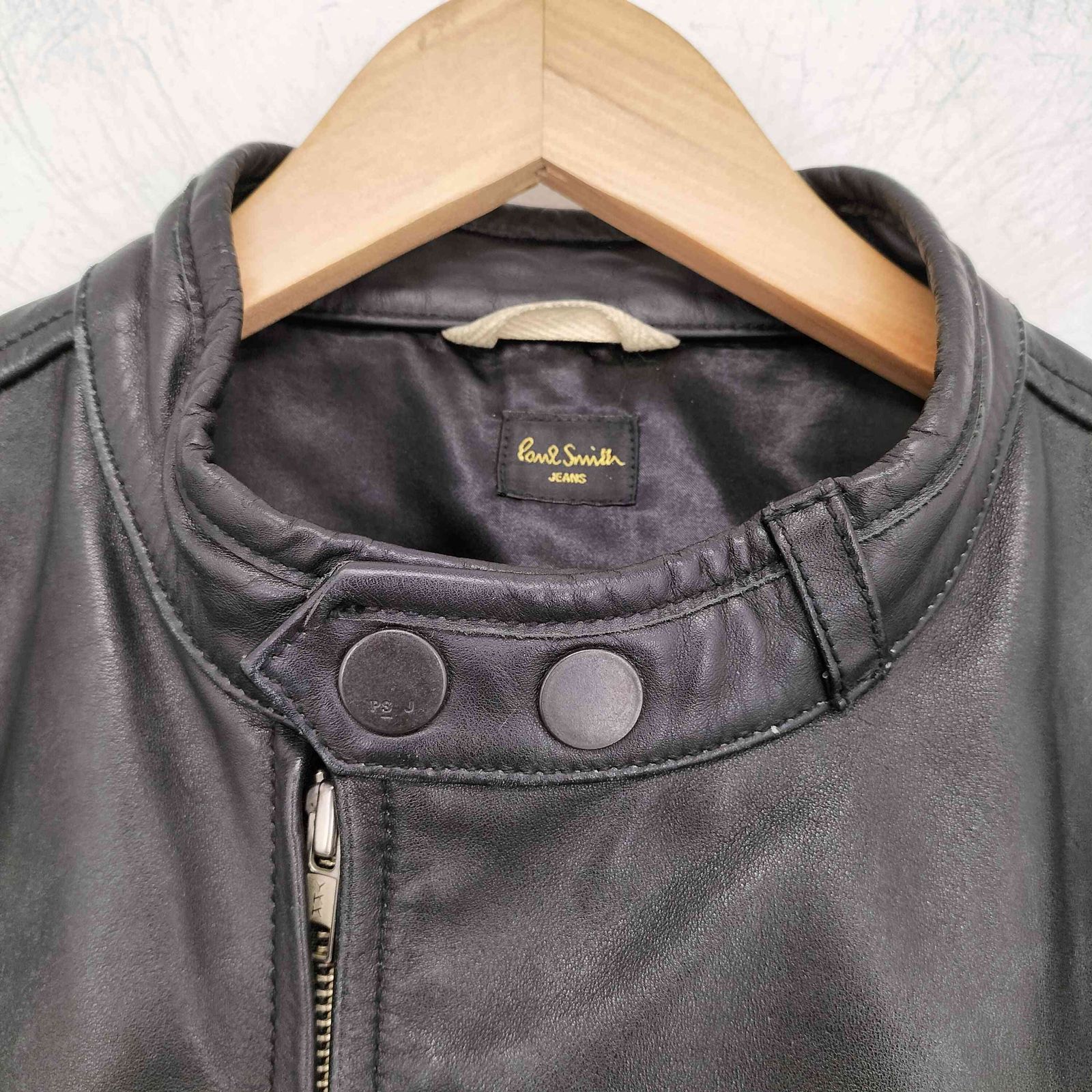 ポールスミスジーンズ Paul Smith JEANS カウレザーシングルライダース