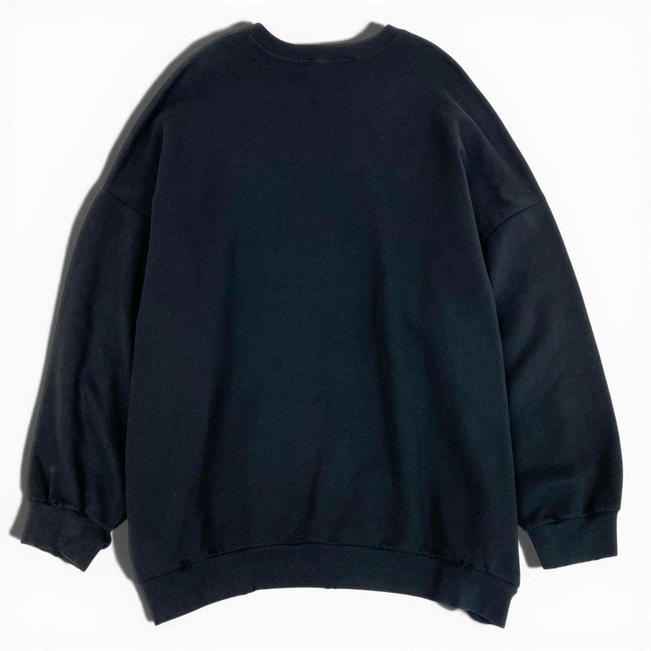 57a13 RAF SIMONS ラフシモンズ AW22 Destroyed crew neck sweater