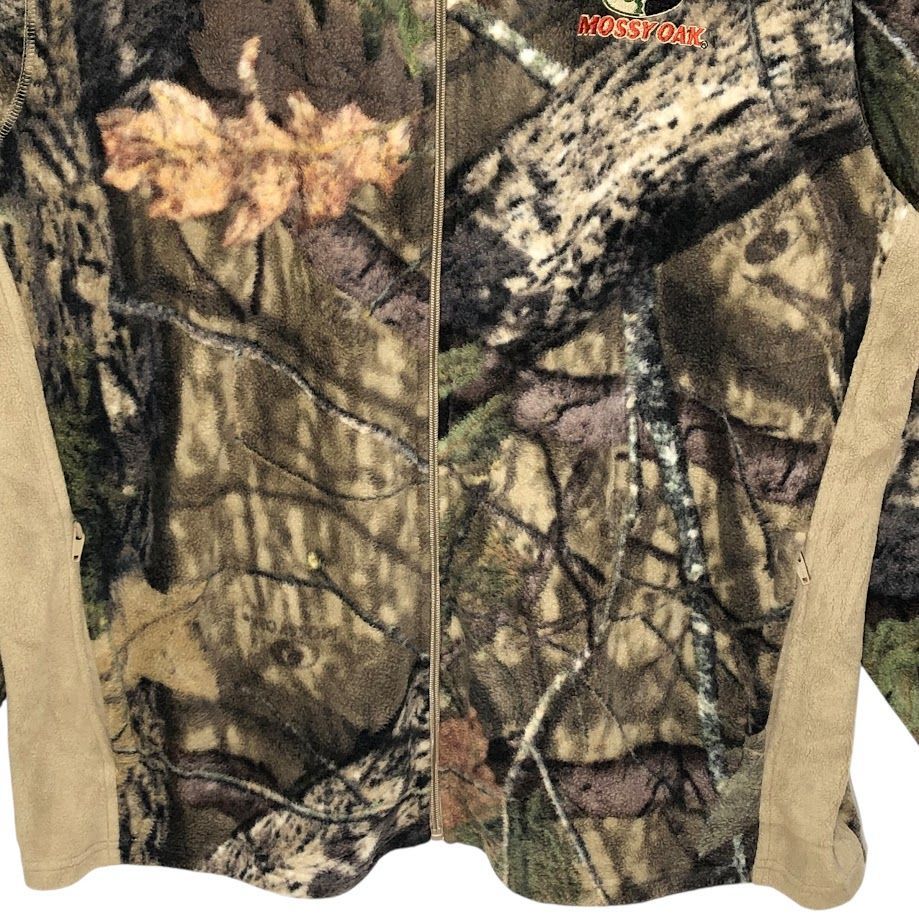 MOSSY OAK リアルツリー カモ柄 迷彩 リアルツリー フリースジャケット 