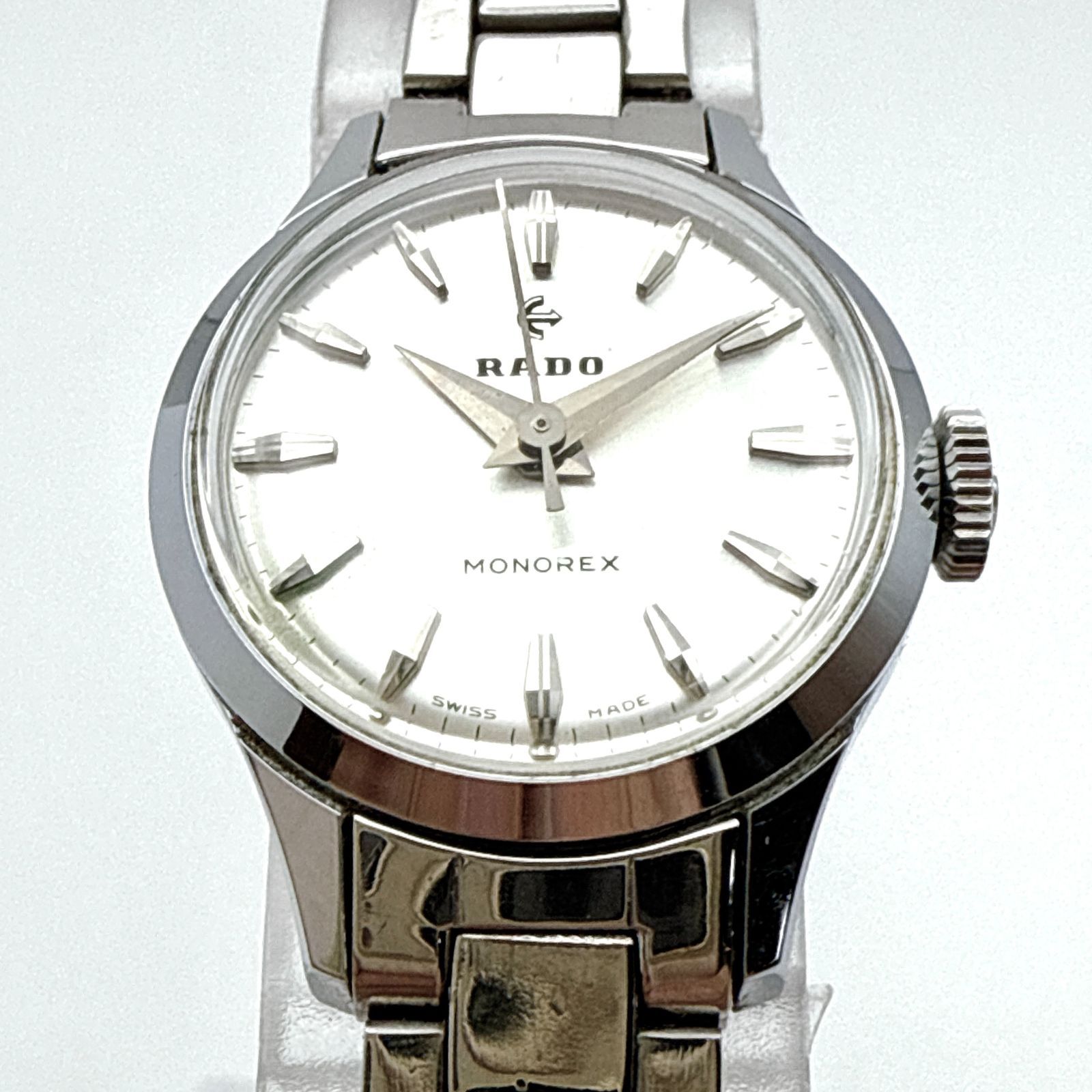 A119【稼働・アンティーク・極美品・オリジナルベルト】 RADO MONOREX 