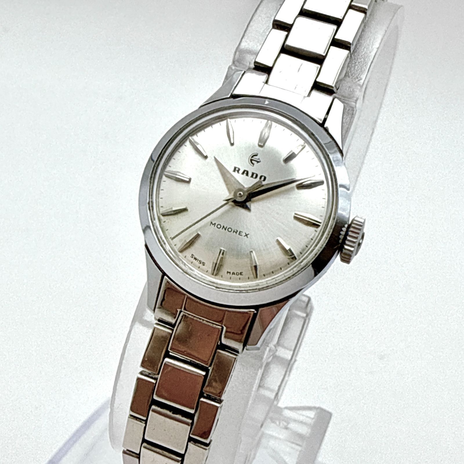 A119【稼働・アンティーク・極美品・オリジナルベルト】 RADO MONOREX