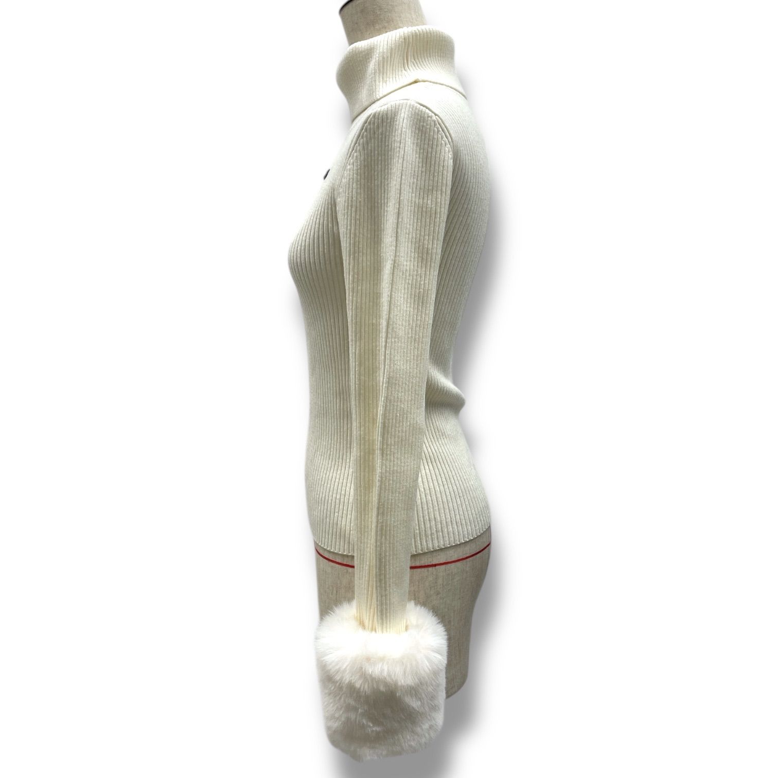 Darich ダーリッチ スムースファーリブニットトップス セーター