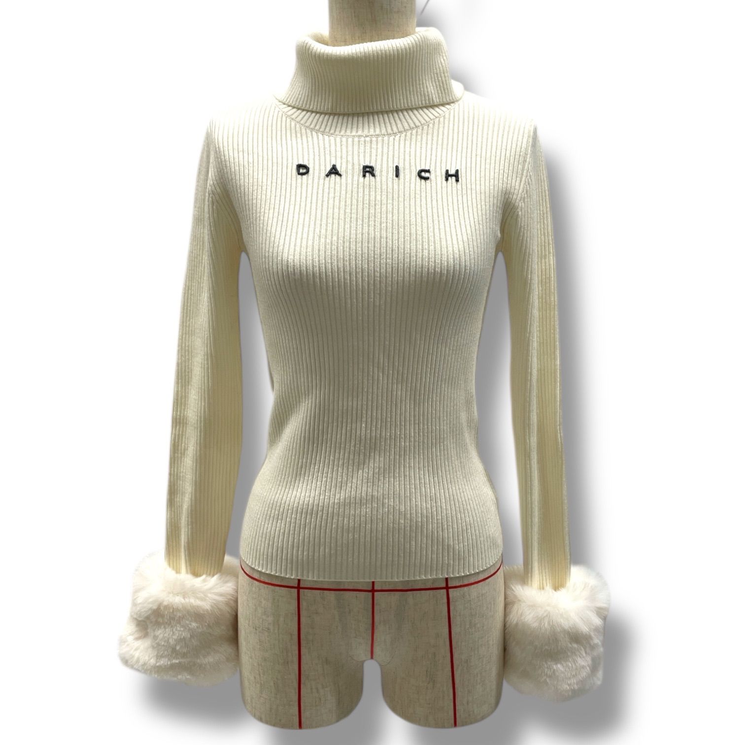 ダーリッチ スムーズファーリブニットトップス ホワイト スムースファーリブニットトップス – Darich (ダーリッチ)