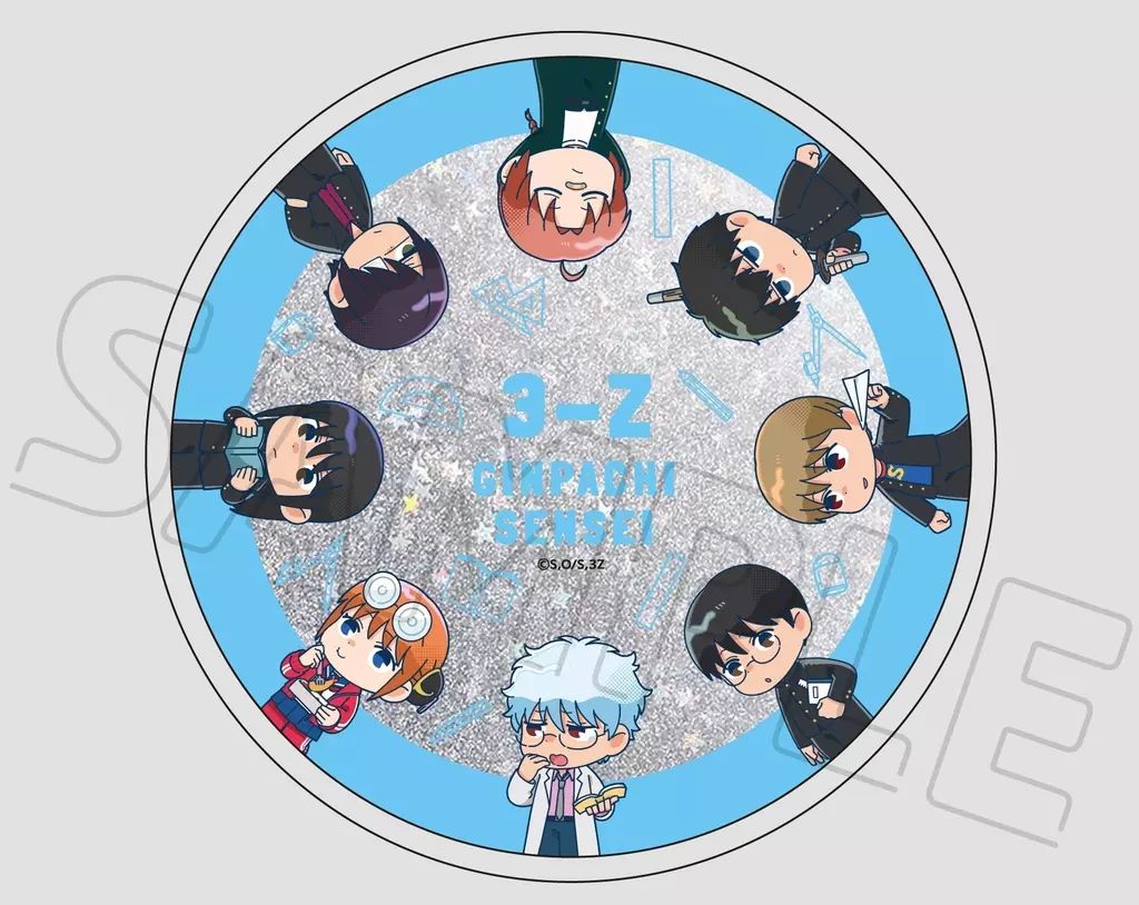 新品】コースター 01.集合 グリッターコースター 「TVアニメ 3年Z組銀