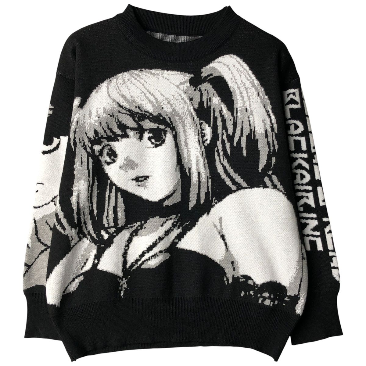 古着 DEATH NOTE デスノート ミサミサ L 総柄 アニメ レーヨン