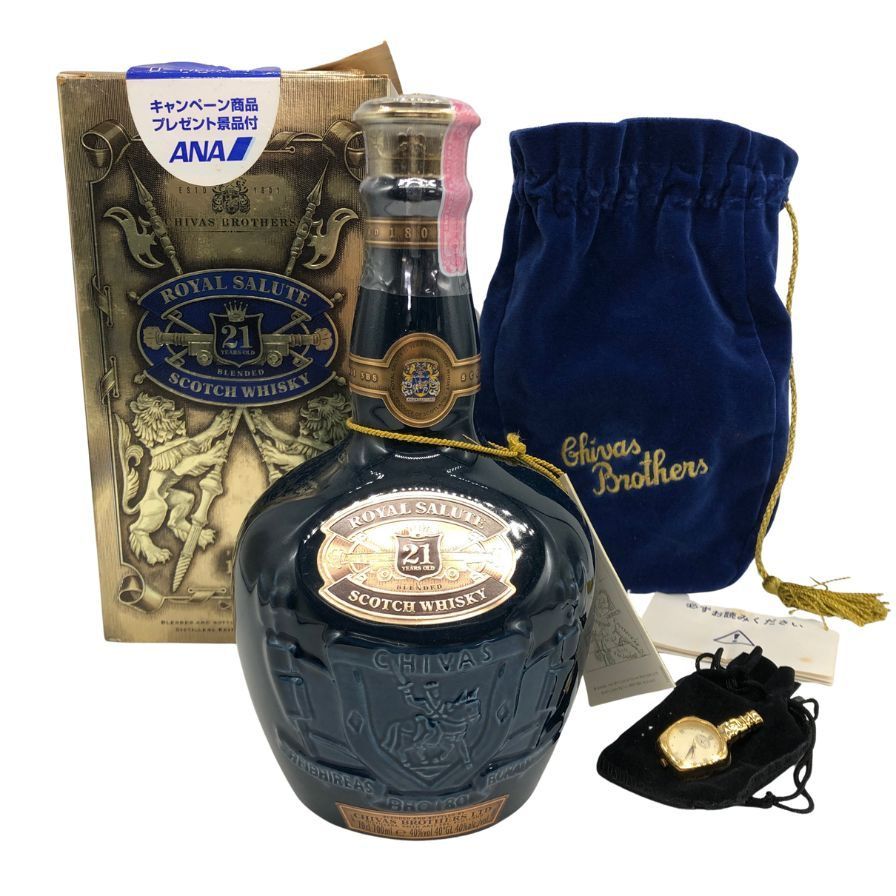 未開栓 CHIVAS BROTHERS ロイヤルサルート 21年 4本 未開栓 CHIVAS BROTHERS ロイヤルサルート 21年 4本