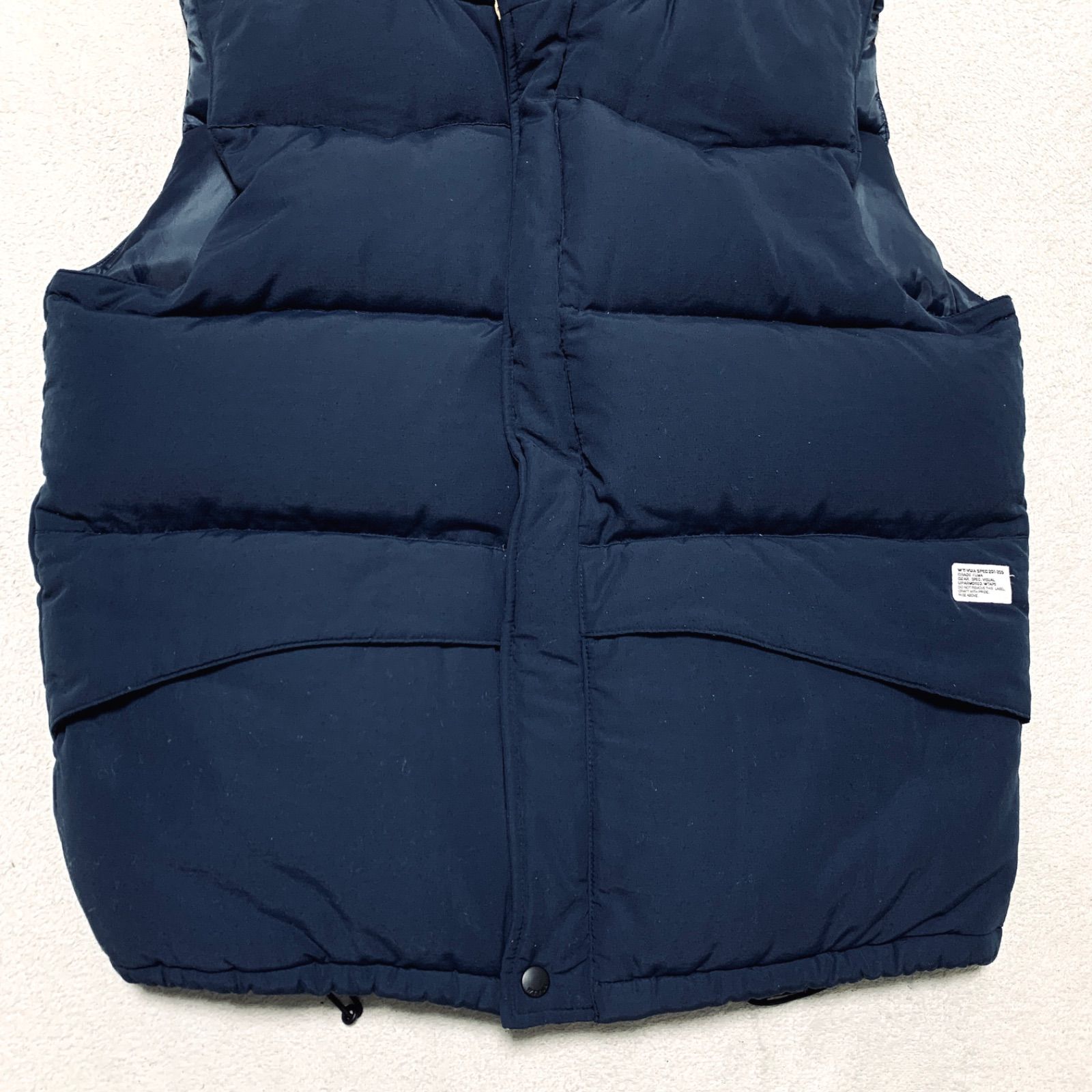 WTAPS ダウンベスト TYPE-ARCTIC-V ミリタリー Lサイズ ネイビー 紺 
