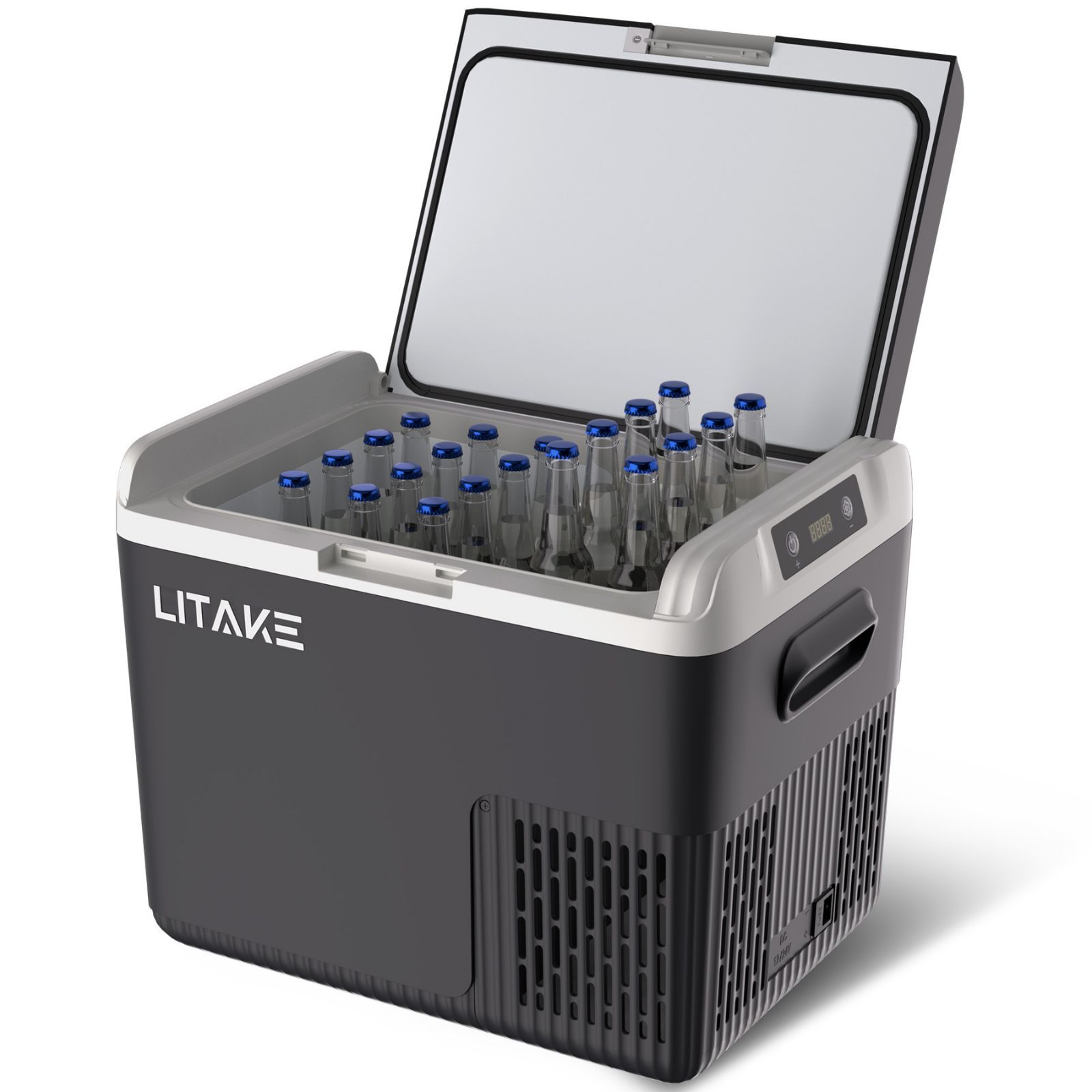 Litake [2025最新] 18L ポータブル 車載冷蔵庫 急速冷凍-20℃~20℃ 45W