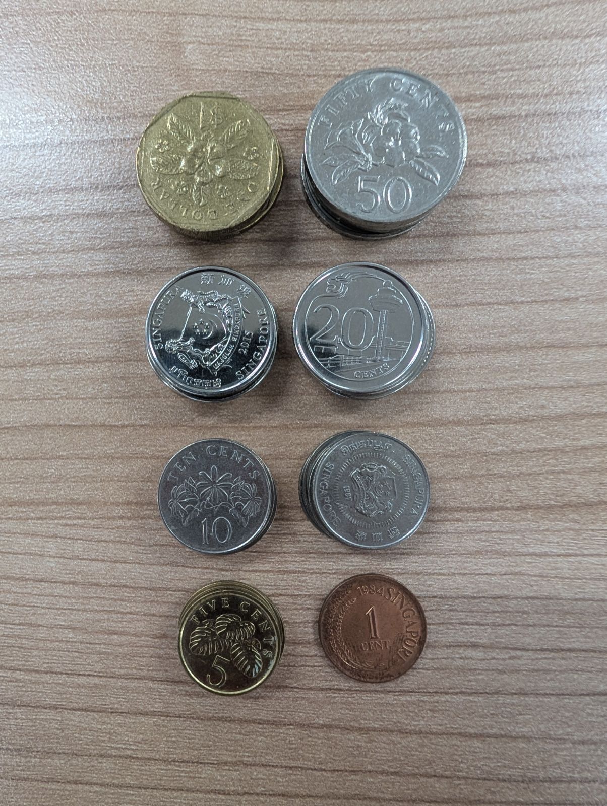 外国硬貨】シンガポールドル硬貨セット - メルカリ
