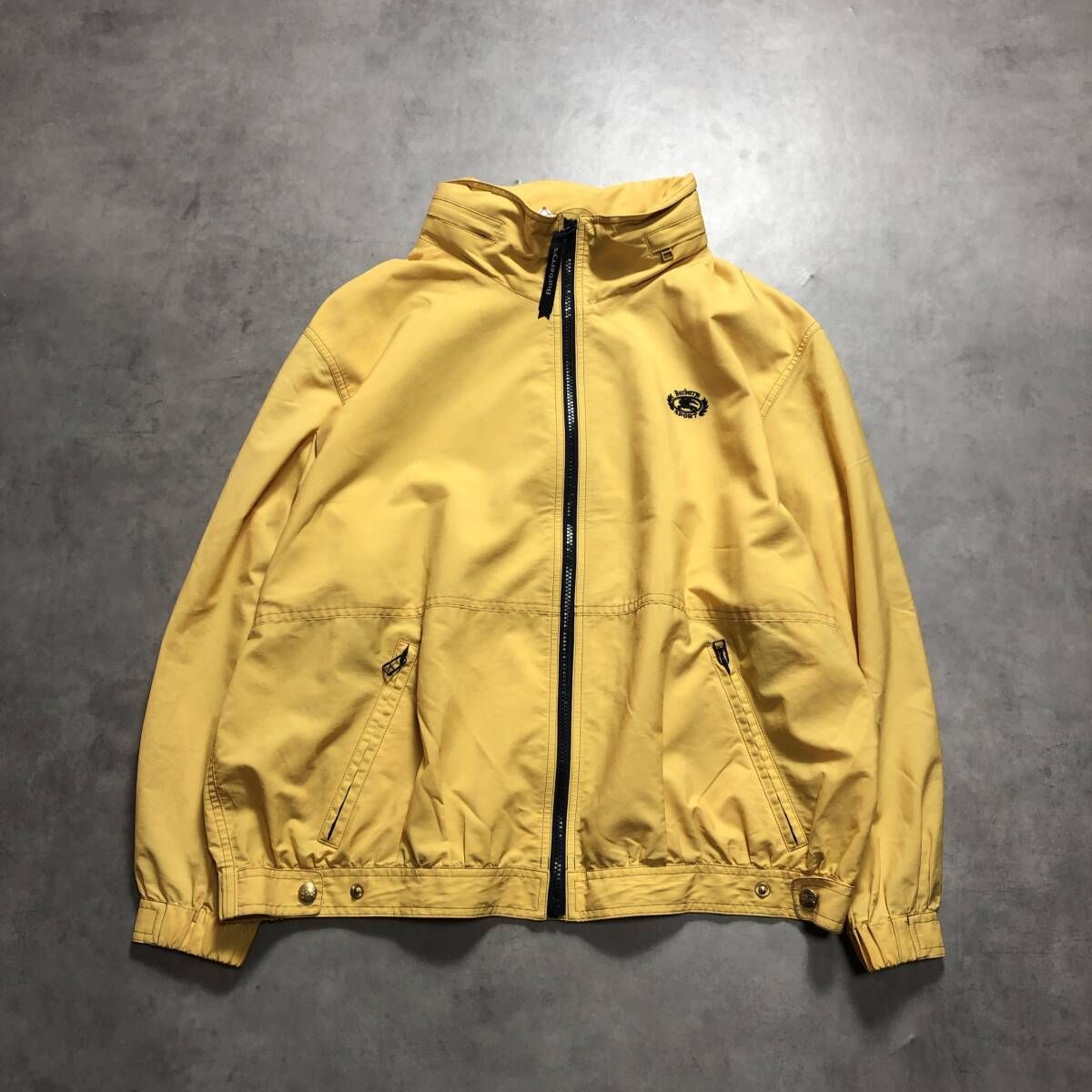 WQ1030○BURBERRYS SPORTS：金ボタンナイロンフードジャケット ○13BR 