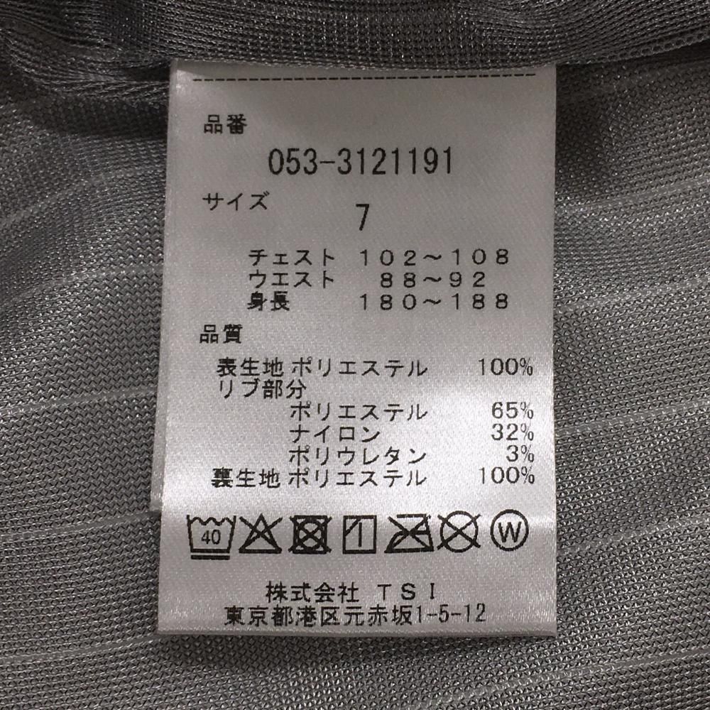 パーリーゲイツ スニード 白 総柄地模様 蓄熱裏地 大きいサイズ メンズ