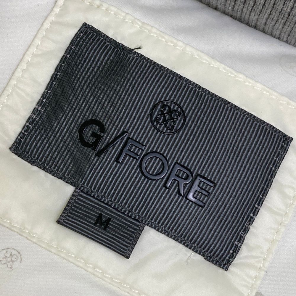 サイズ：M G/FORE ジーフォア ダウン ジップジャケット ホワイト系
