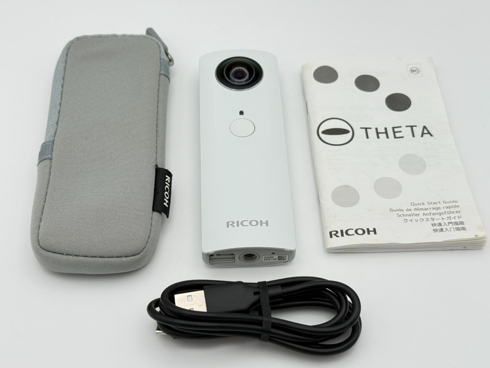 美品】RICOH THETA m15 ホワイト リコー シータ 360度カメラ - メルカリ