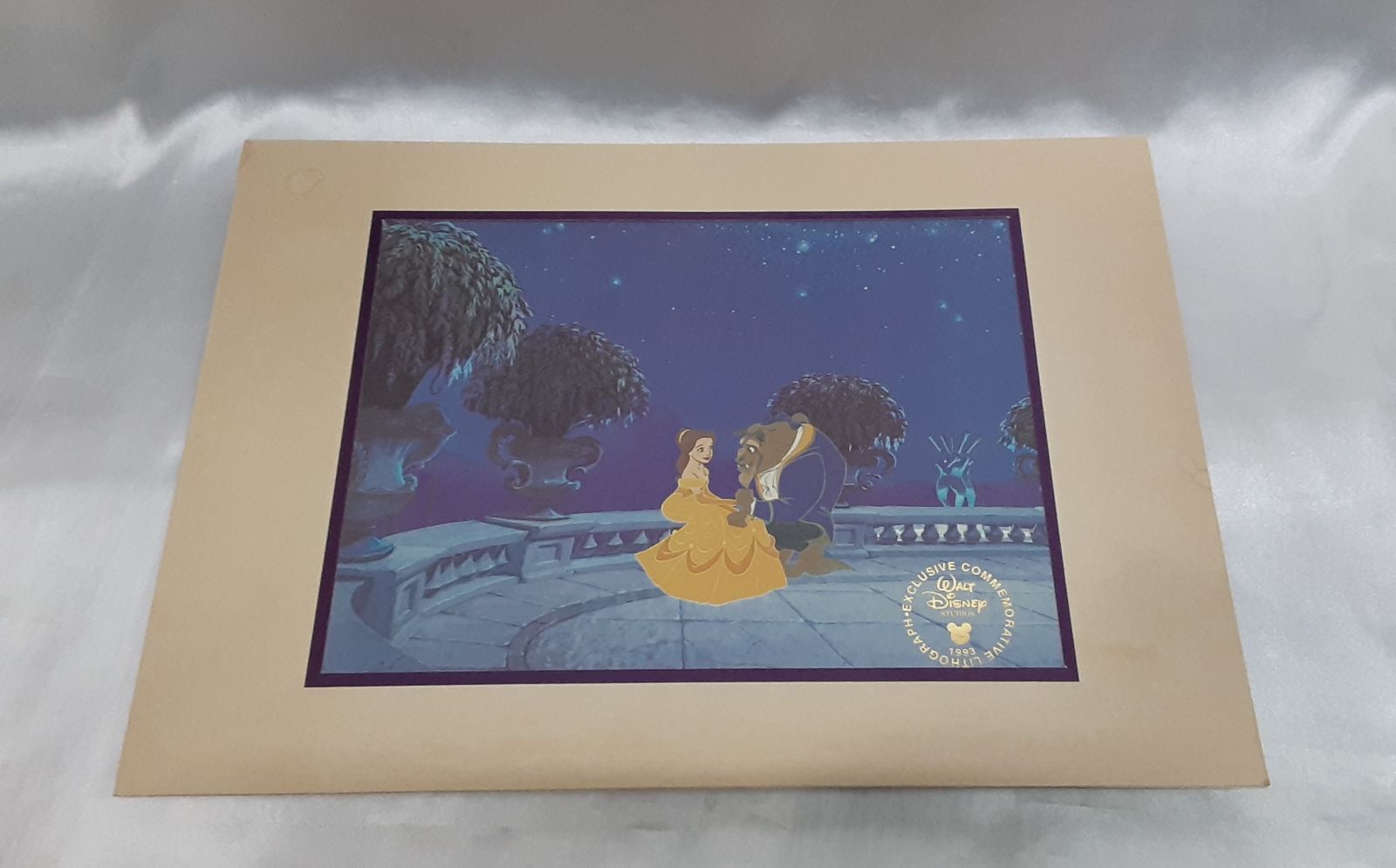 美女と野獣 リトグラフ 1993年 EXCLUSIVE COMMEMORATIVE LITHOGRAPH