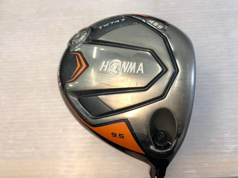 ホンマゴルフ 【訳あり】TOUR WORLD TW747 455 9.5度 VIZARD For TW747