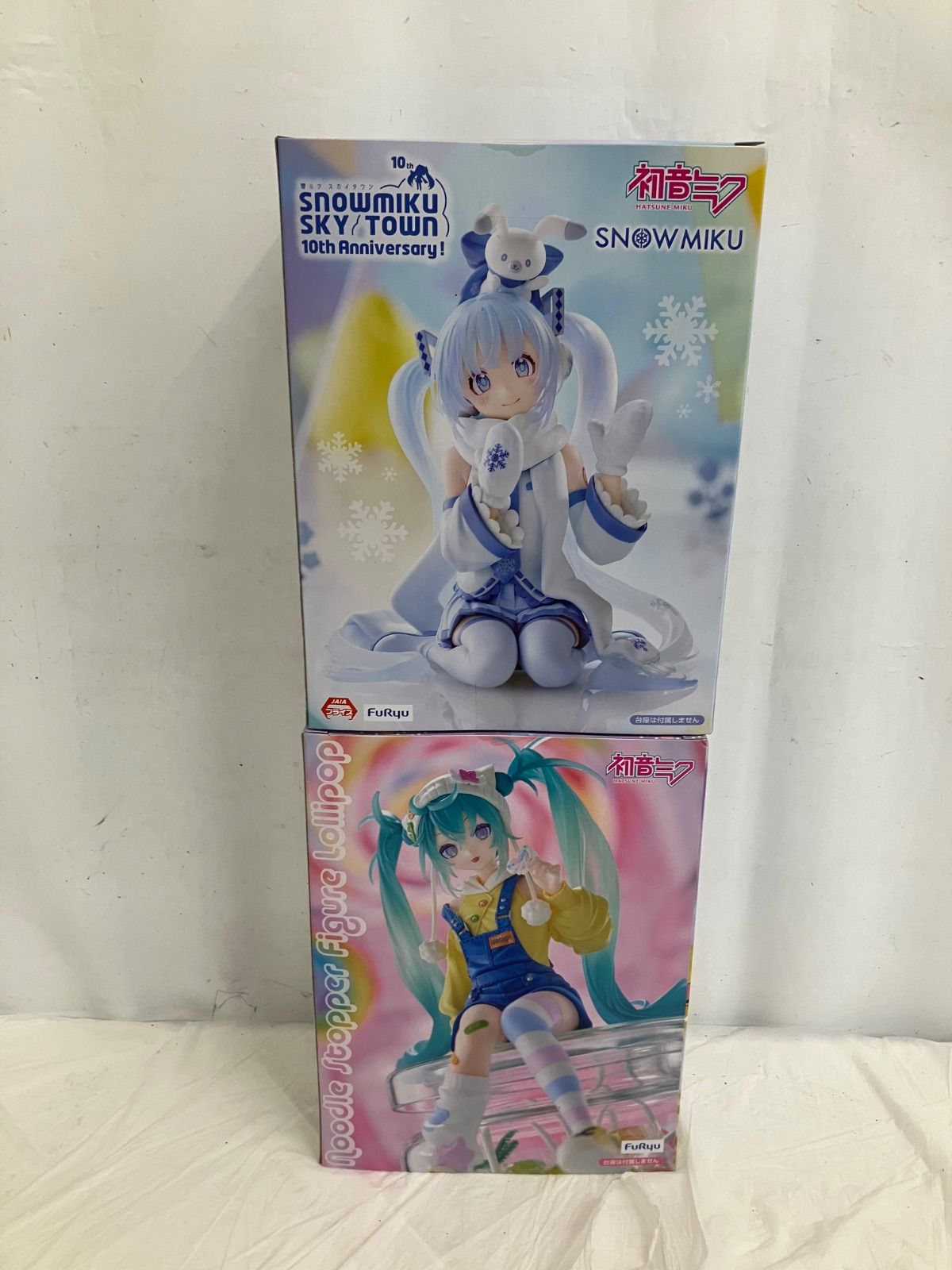 未開封 初音ミク 雪ミク ぬーどるストッパー フィギュア 2種 LF1352