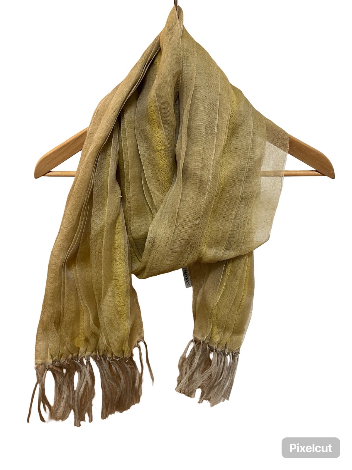 RE341 ISSEY MIYAKE イッセイミヤケ ストール ショール オーガンジー