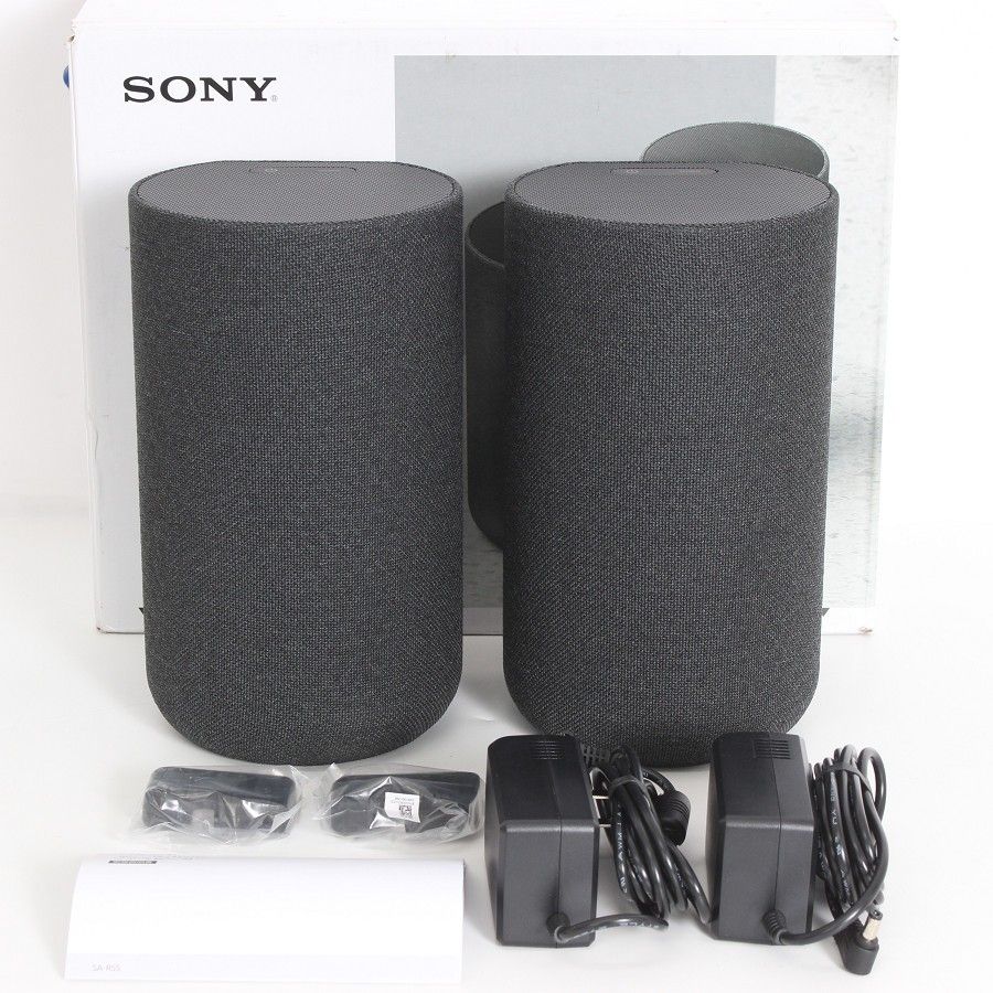 美品】SONY リアスピーカー ペア SA-RS5 バッテリー内蔵 ブラック 充電