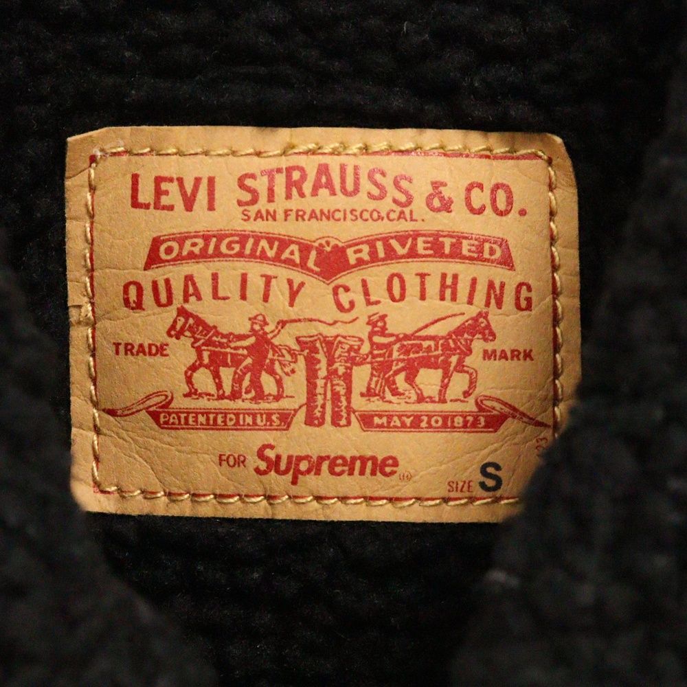 SUPREME (シュプリーム) 16AW×Levis Bleached Sherpa Trucker Jacket