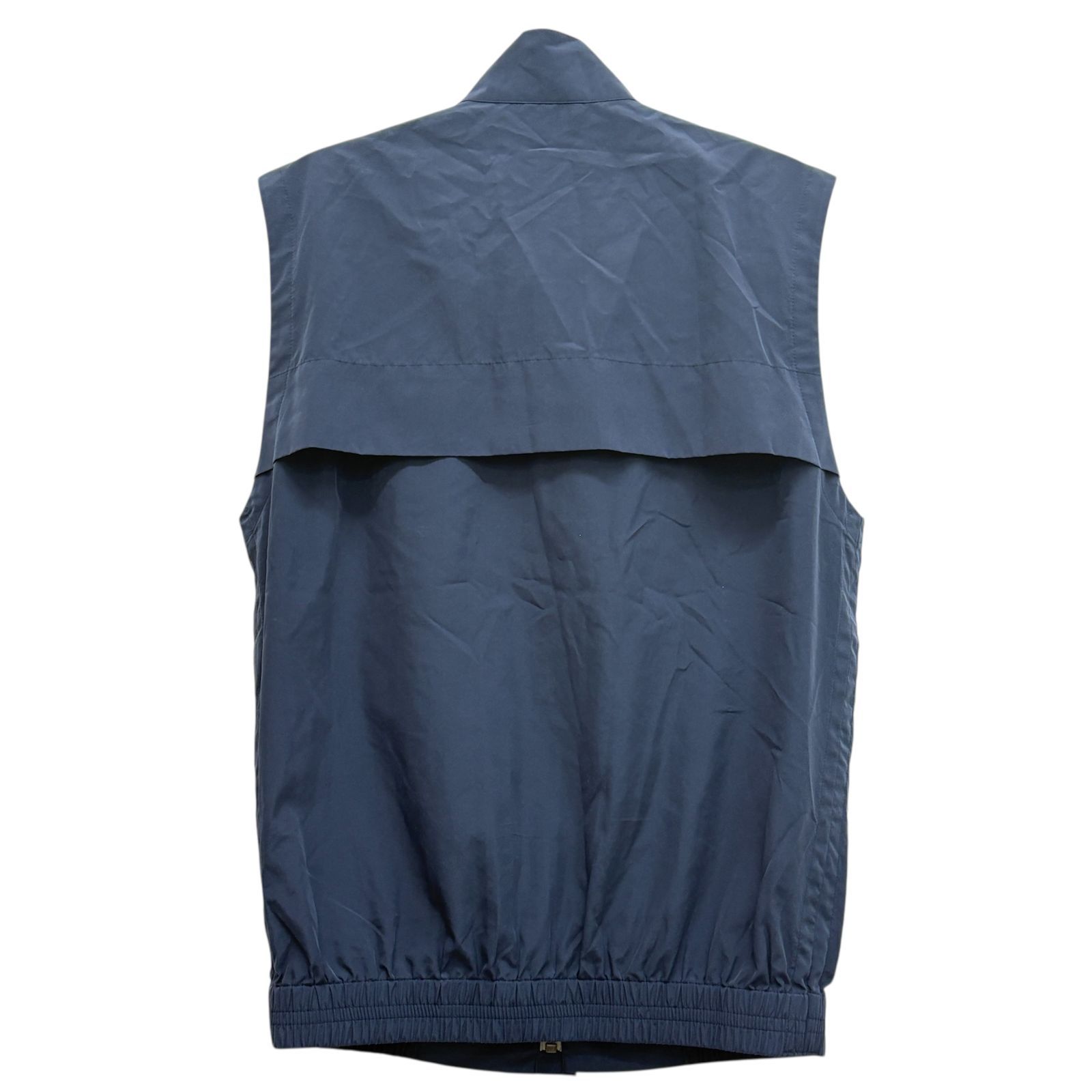 BURBERRY GOLF 薄手フルジップベスト バーバリーゴルフ BURBERRY GOLF ベスト ジップアップベスト ブラック