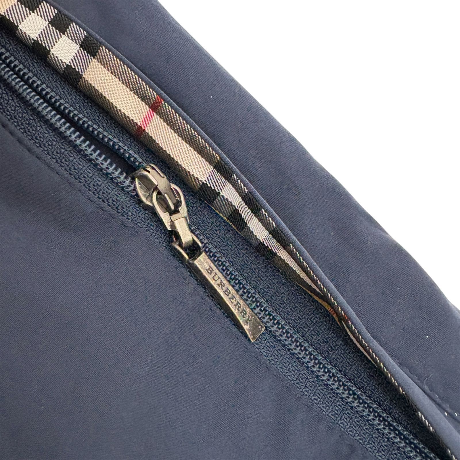 バーバリー　ダウン　ジレ　ゴルフ　ネイビー BURBERRY GOLF バーバリーゴルフ】ベスト ジレ 刺繍 M ネイビー 紺