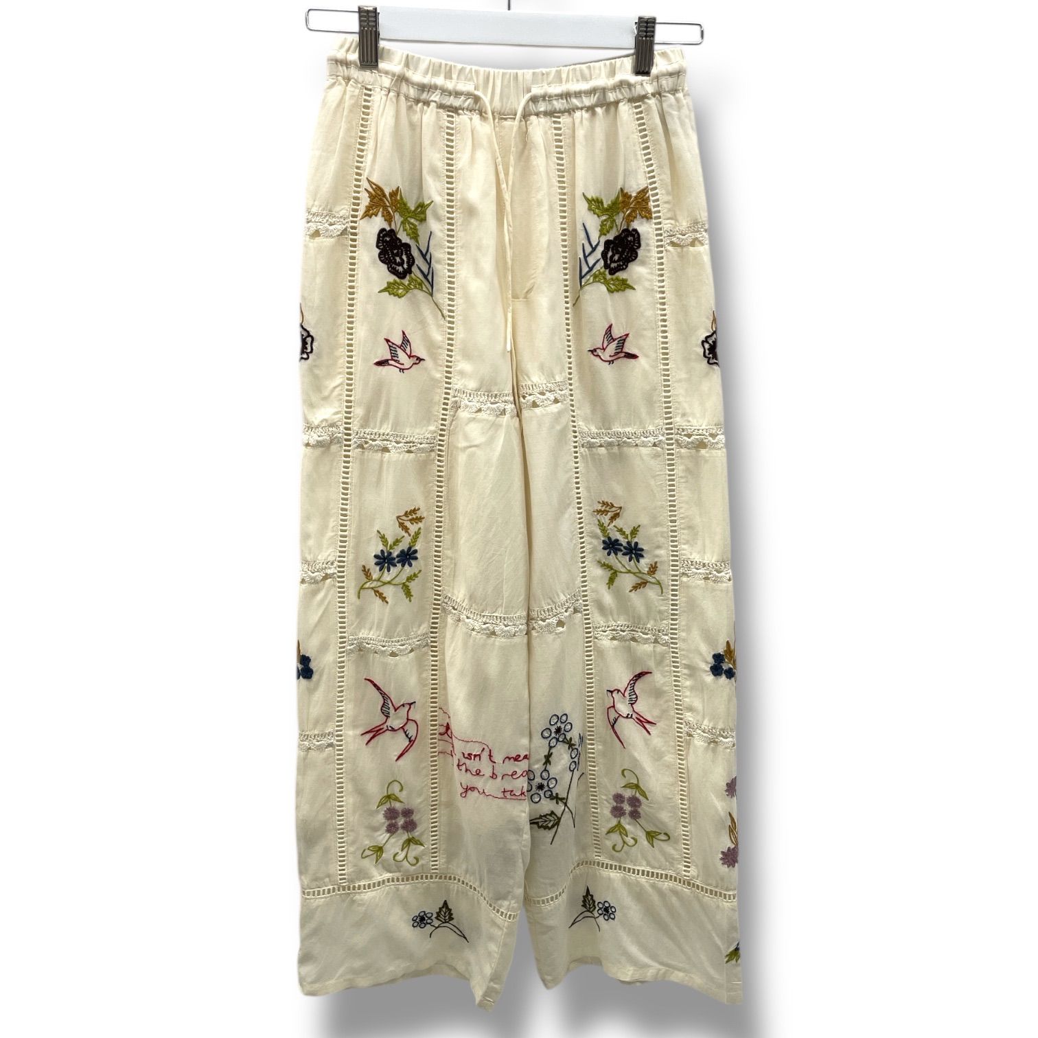 TODAYFUL トゥデイフル Embroidery Patchwork Trousers エンブロイ