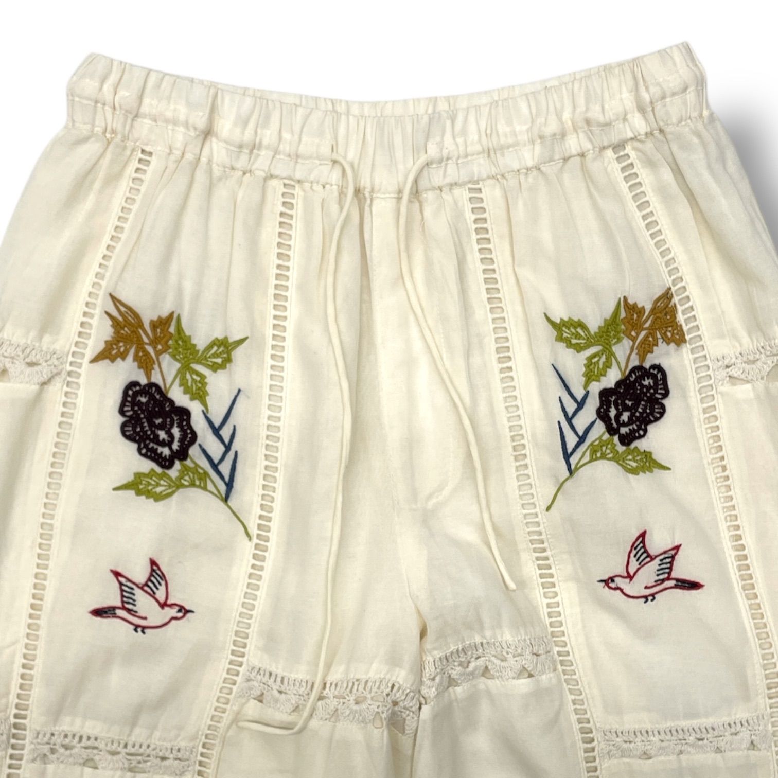 TODAYFUL トゥデイフル Embroidery Patchwork Trousers エンブロイ