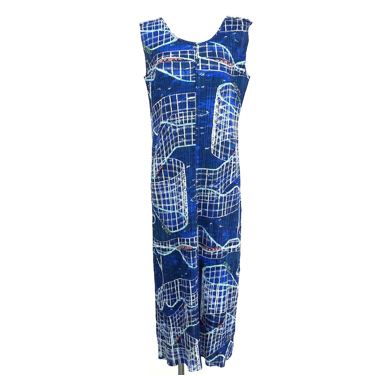 PLEATS PLEASE ISSEY MIYAKE ロングワンピース 4 総柄 PLEATS PLEASE 