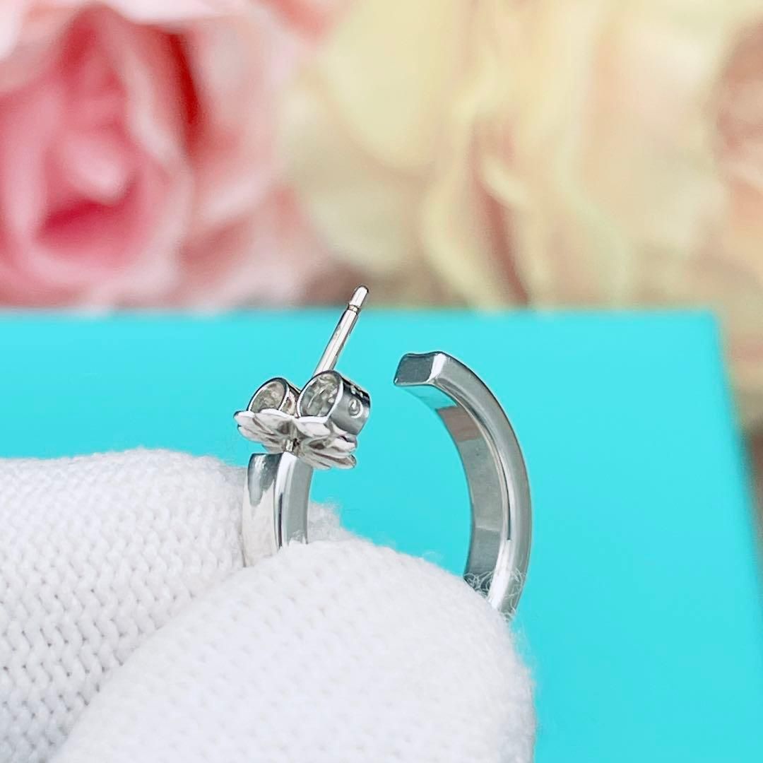 ◇ティファニー◇新品仕上済 Tiffany&Co. 1837 ナロー ピアス スモール