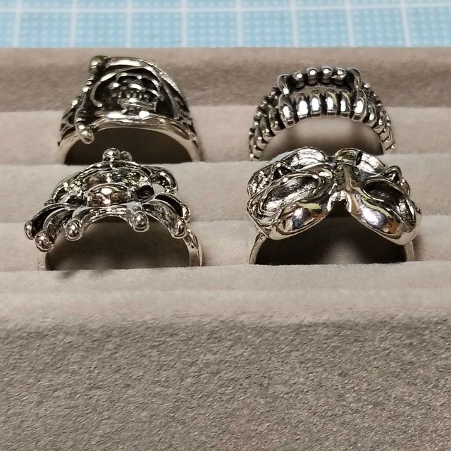 指輪 デザインリング ドクロ 骸骨 スカル 死神 ピエロ ジョーカー