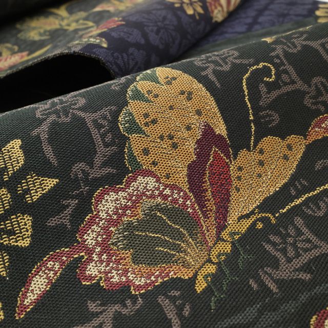 中古】 袋帯 正絹 リサイクル 京都 西陣 となみ織物 となみ帯 紹巴